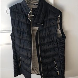 Calvin Klein medium down zip up vest black